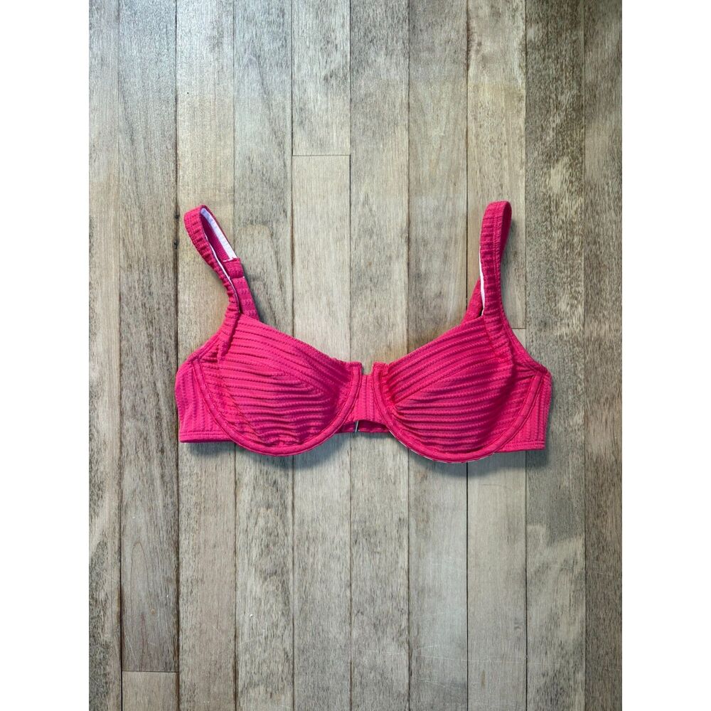 New CupShe Ribbed Underwire Bikini Top